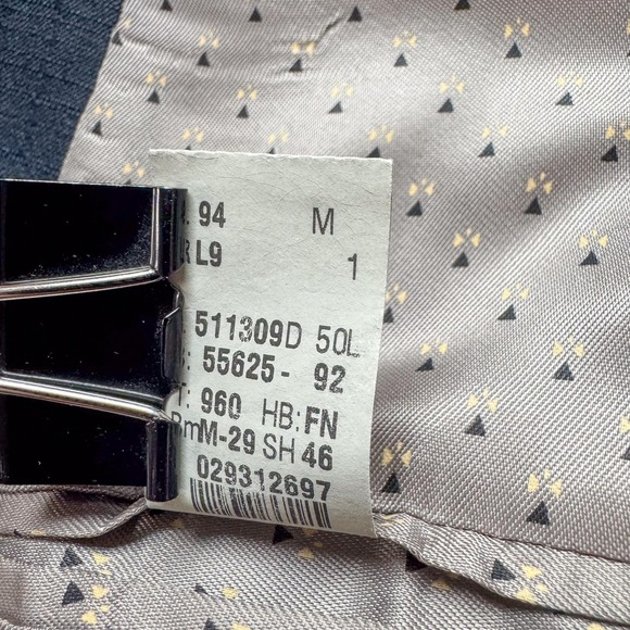 Ralph Ralph Lauren Blazer Mens 50L Charcoal Gray Silk‎ Wool 3 Button Sport Coat - Picture 9 of 14